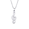 DOTIFI Stainless Steel Necklace For Women Man Lover's Music Gold And Silver Color Pendant Necklace Engagement Jewelry