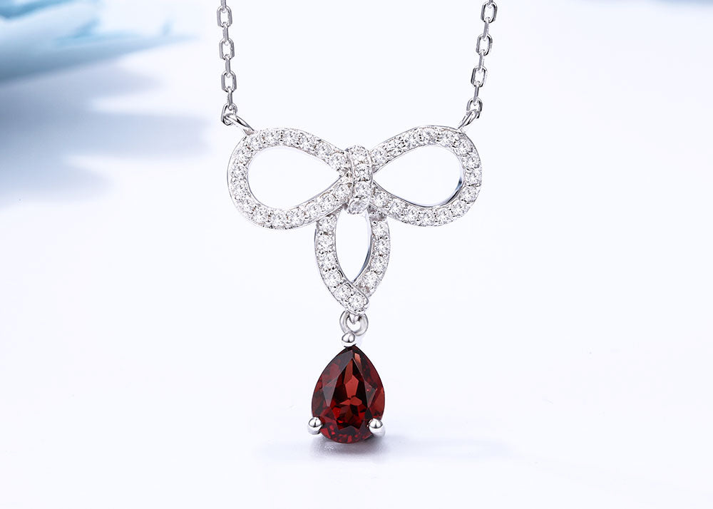 DOUBLE-R 1.0Ct Natural Genuine Jewelry 925 Sterling Silver Pendant Vintage Wedding Fine Jewelry Necklaces & Pendants for women