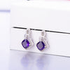 DOUBLE-R 1.7ct Yellow Genuine Natural Citrine Drop Earrings Real 925 Sterling Silver Fine Dangle Earrings Jewelry For Women