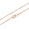DOUBLE-R Chain Necklace Real 925 Solid Sterling Silver 40+5cm Chain for women