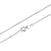 DOUBLE-R Chain Necklace Real 925 Solid Sterling Silver 40+5cm Chain for women