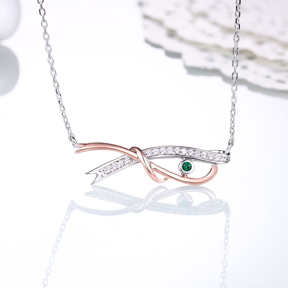 DOUBLE-R Genuine 925 Sterling Silver Pendants Created Red Ruby Necklaces & Pendants for women Fine Jewelry