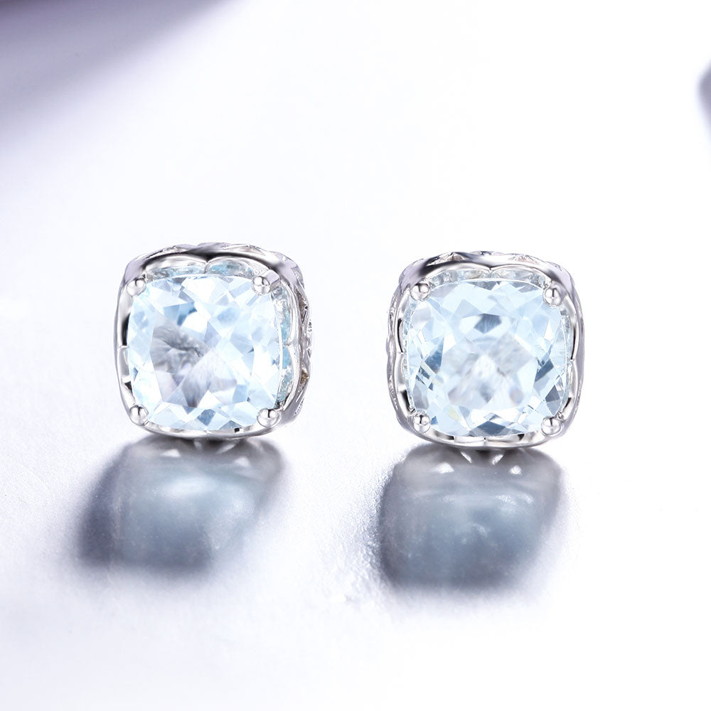 DOUBLE-R Genuine Natural Yellow Citrine rings Solid Real 100% 925 Sterling Silver Fine wedding Jewelry rings For Women