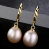 DR Brand 925 Sterling Silver Jewelry Clip on Earrings for Women 10-11mm Rice Pearl Clip Earrings Wholesale Gift Box Free