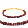 DR Classic Natural Amber Necklace Supply Certificate Authenticity Genuine Baltic Amber Stone Baby Necklace Gift 10 Color 14-33cm