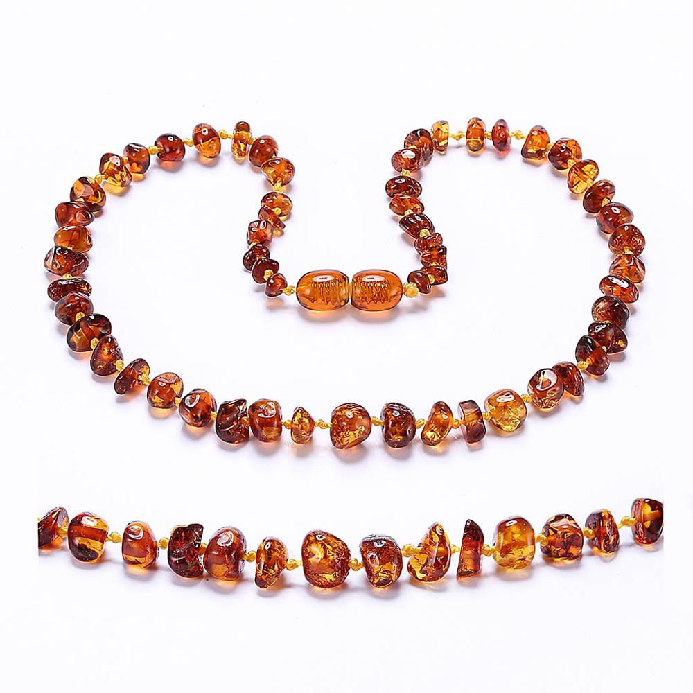 [DROPSHIP]Amber Teething Necklace/Bracelet for Baby - 3 Sizes - 4 Colors