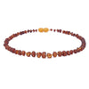 [DROPSHIP]Baltic Amber Teething Necklace/Bracelet for Baby - Simple Package - 3 Sizes - 4 Colors