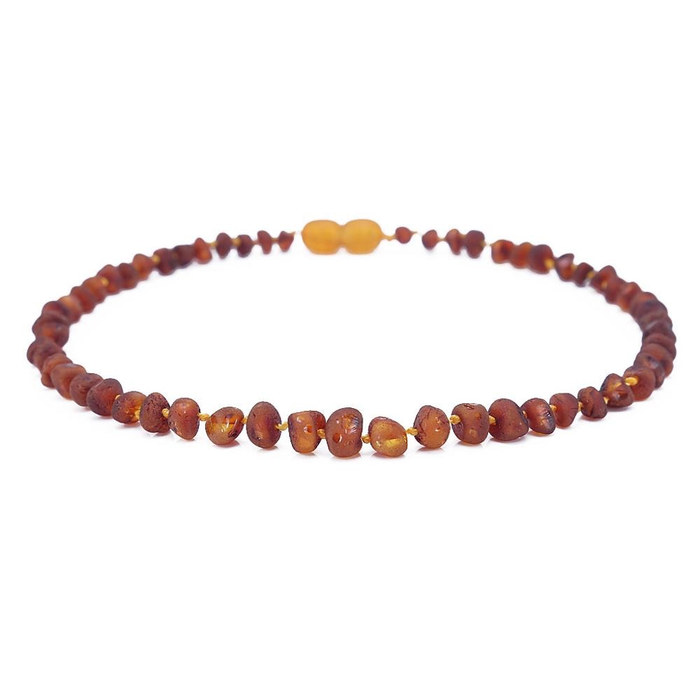 [DROPSHIP]Baltic Amber Teething Necklace/Bracelet for Baby - Simple Package - 3 Sizes - 4 Colors
