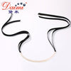 6-7mm Natural Pearl Necklace 99cm DIY Style Silk Ribbon Necklace