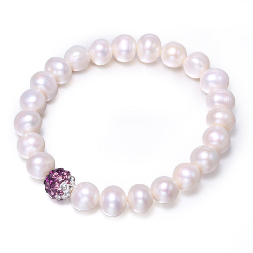 8-9mm / 10-11mm Pearl Vintage Bracelet Elastic Bohemian Style Co Casual Trendy Bracelet
