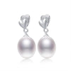 Cultured Pearl Earrings 8-9MM Natural Pearl Earrings 925 Silver Earrings Heart /Butterfly/Drop Earrings New