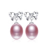 Cultured Pearl Earrings 8-9MM Natural Pearl Earrings 925 Silver Earrings Heart /Butterfly/Drop Earrings New