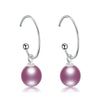 2020 new arrival 925 silver 100% natural real pearls ear rings fine jewelry for women gifts