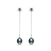 925 SilverJewelry Drop Pearl Earrings Star Zircon Pearl Earring forWomen Long Chain Earrings Fine Jewelry With Gift Box
