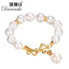 Baroque Pearl Bracelets For Women Trendy Fine 12.5-13mm Jewelry Bracelets With Gift Box Wedding Accessories