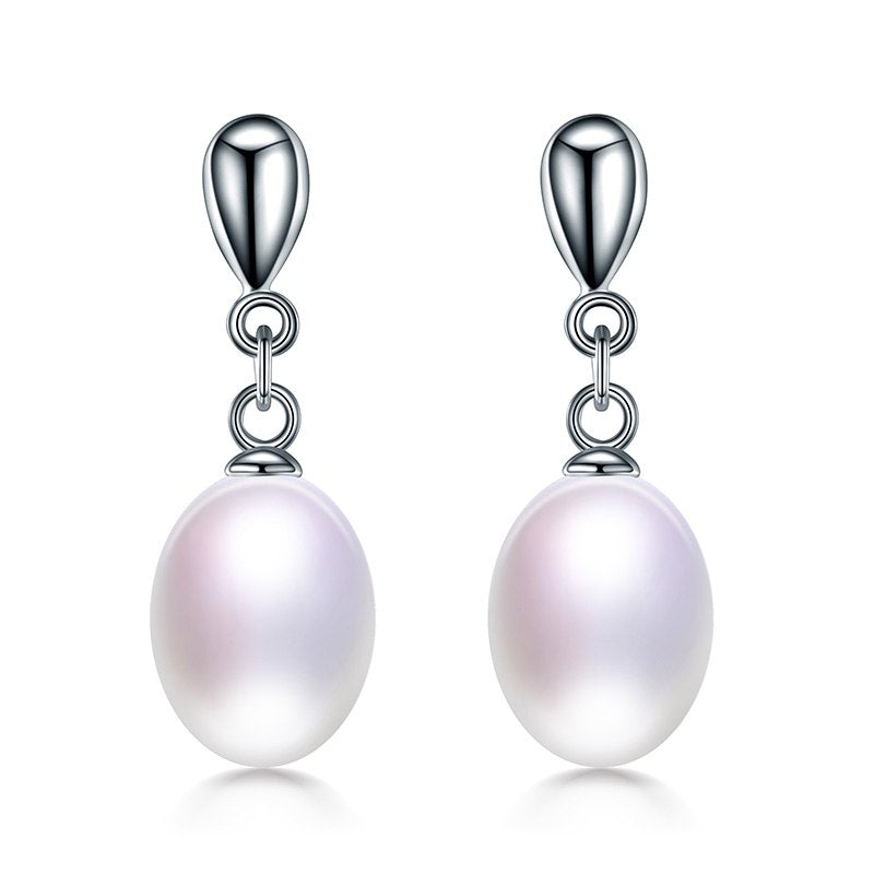 Engagement Pearl Earrings Natural Pearl Drop Earrings for Women Fine Jewelry Anniversary Pearl Earrings 2020