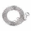 Fashion Solid Silver Women Chains,925 Sterling Silver Necklace,Golden Color, High Quality Anti Allergic,45cm,Gift Box