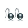 Hot Sale Genuine Natural Pearl Earrings 925 Sterling Silver Jewelry 5 Colors Pearl Earrings For Women 048