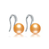 Hot Sale Genuine Natural Pearl Earrings 925 Sterling Silver Jewelry 5 Colors Pearl Earrings For Women 048