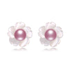 New Arrival 2020 Pearl Stud Earrings Silver 925 Jewelry Bread Round Real Pearl Stud Earrings Trendy Jewellery for Women