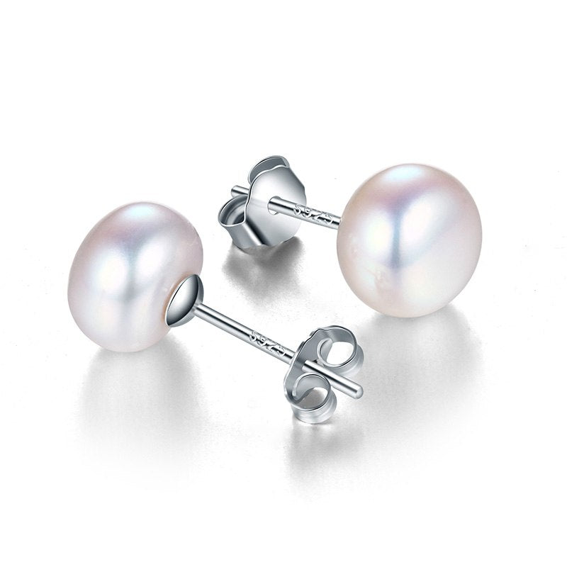 Pearl Earrings for Women Super Deal with 100% Genuine Pearl 925 Sterling Silver Pendientes Mujermoda 2020