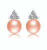 Pearl Jewelry Stud Earrings Silver 925 Jewelry Pearl with 100% Earring for Women AAAA Top Quality Pearl