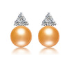 Pearl Jewelry Stud Earrings Silver 925 Jewelry Pearl with 100% Earring for Women AAAA Top Quality Pearl