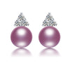 Pearl Jewelry Stud Earrings Silver 925 Jewelry Pearl with 100% Earring for Women AAAA Top Quality Pearl
