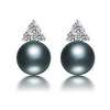 Pearl Jewelry Stud Earrings Silver 925 Jewelry Pearl with 100% Earring for Women AAAA Top Quality Pearl