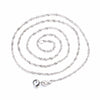Top Quality 925 Sterling Silver Chains For Women,Fashion Solid Silver Chain Necklace Anti Allergic Jewelry