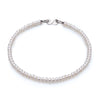 classic and noble natural bread round pearl necklace with 925 silver accessories fine jewelry for party/wedding