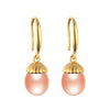new arrival   Simple and stylish 925 Sterling Silver Pearl drop earrings fine jewelry for women wedding gifts