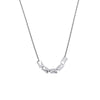 Dainty 925 Sterling Silver Beans Charm Necklace Short Love Simp Sterling-Silver-Jewelry Modern Boho Wholesale Choker YNC044
