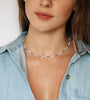 Dainty Beaded Choker  Seed Bead Choker  White and Gold Choker  Gold Beads  Seed Beads  Gold Necklace  White Choke