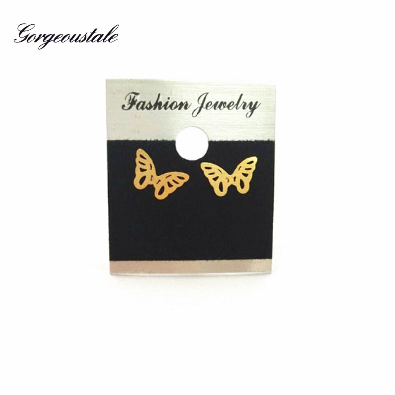 Dainty Gold Butterfly Earrings For Women Fashion Jewelry Online Shopping India Stainless Steel Stud Earring Bridesmaid Gift