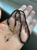 Dainty Lapis lazuli necklace | gold and lapis lazuli | beaded lapis choker necklace