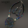 Dandie Fashionable leather cloth art necklace, the female of ethical wind is acted the role of article