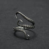 Titanium Steel Deep sea Unique Octopus Ring for Women Men Opened Adjustable Size