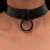 Dark JK Style Sexy Spice Girls lightning Heart pendant PU Choker Hyperbole Short Choker Punk Necklace Disco Party Accessories