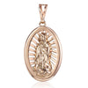 Virgin Mary Pendant Necklace for Women 585 Rose Gold Filled Womens Necklaces Pendants Fashion Jewelry Gifts New LGP190