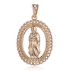 Virgin Mary Pendant Necklace for Women 585 Rose Gold Filled Womens Necklaces Pendants Fashion Jewelry Gifts New LGP190
