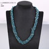 Dazzling Crystal Pearl Necklace Nattural Pearls Necklacef Women Fashion Crystal Chains Popular Pearl Jewelry For Necklace