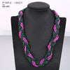 Dazzling Crystal Pearl Necklace Nattural Pearls Necklacef Women Fashion Crystal Chains Popular Pearl Jewelry For Necklace
