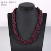 Dazzling Crystal Pearl Necklace Nattural Pearls Necklacef Women Fashion Crystal Chains Popular Pearl Jewelry For Necklace