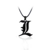 Death Note Double L Non-mainstream Necklace Smart Anime Jewelry Pendant Cosplay Unisex Accessories