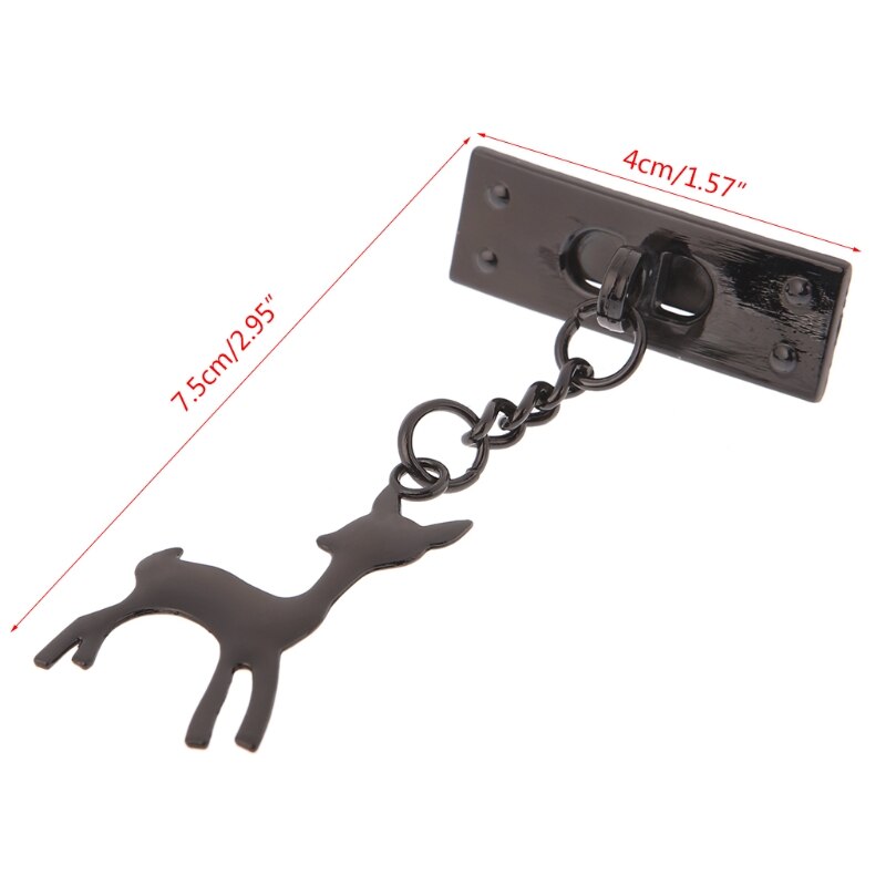 Deer Pendant Metal Decoration for DIY Handbag Craft Shoulder Bag Hardware