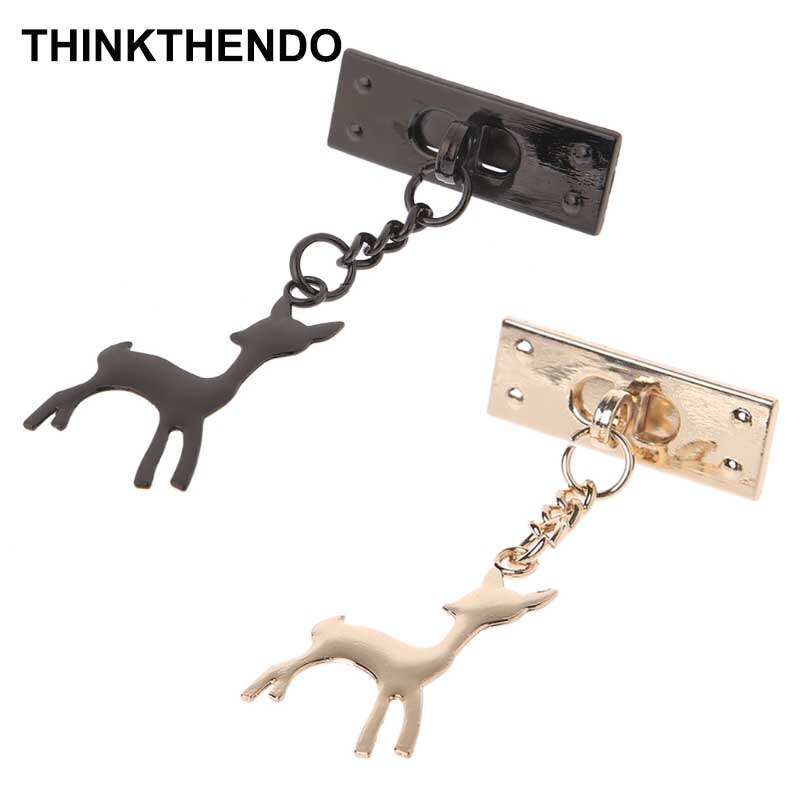 Deer Pendant Metal Decoration for DIY Handbag Craft Shoulder Bag Hardware