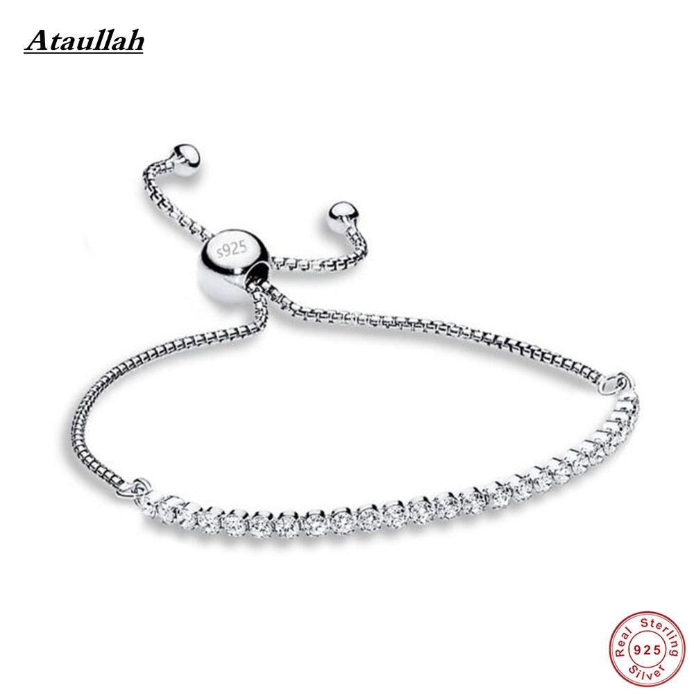 Delicate Bead 925 Sterling Silver Bangles&bracelets Fine Jewelry for Women Gift Bangle Brand BSW433