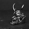 Demon Mask Skull Open Ring Vintage Men's Titanium Steel Domineering Punk Hip Hop Rock Jewelry