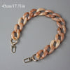 Detachable Bag Strap Chain Vintage Plastic Resin Bag Handle Belts For Women DIY Handbag Shoulder Bag Accessories 2022